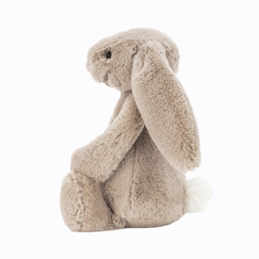 Jellycat Bashful Beige Bunny 7.1x3.5x3.1" Soft & Plush BNWT Authentic - Picture 2 of 8